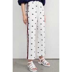 Maeve Anthropologie Classic Track Pants Bumblebee Print Novelty Size S